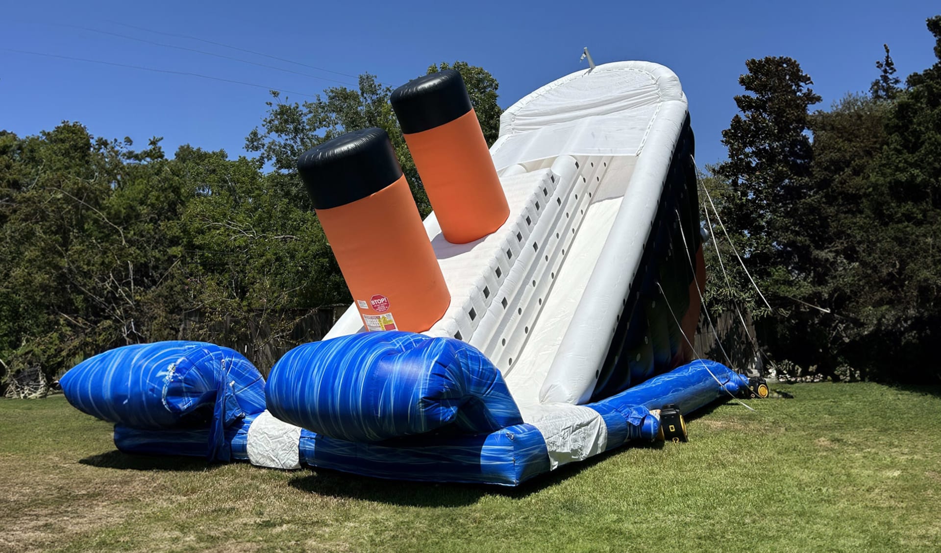 AllStarRentals Titanic Slide inflatable attraction